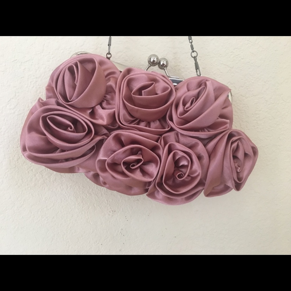 Lulu Townsend rose handbag